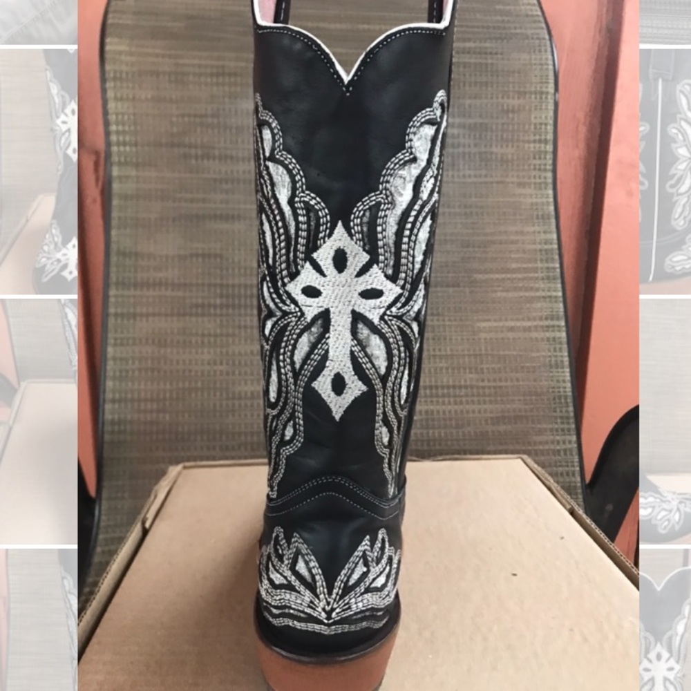Black Cross Women’s Boots